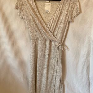H&M faux wrap dress size small